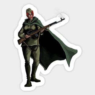 Red Army Sniper Sticker